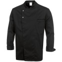 Veste de cuisine noire manches longues "BP"