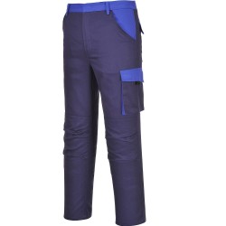 Pantalon de Travail coton bleu poches genoux POZNAN