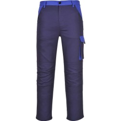 Pantalon de Travail coton bleu poches genoux POZNAN