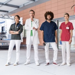 Tunique enfilage tête rouge BP