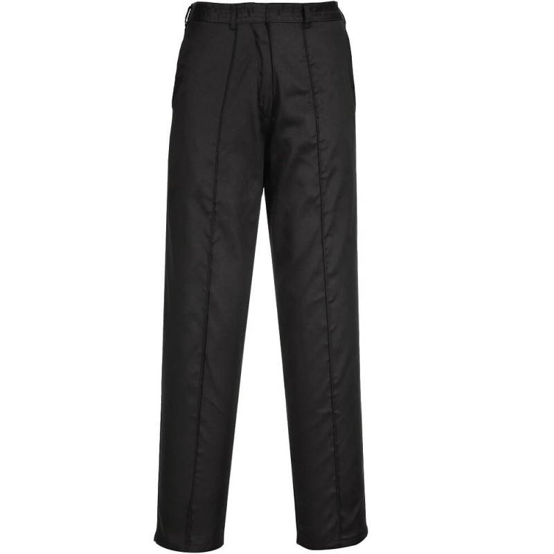 Pantalon de Travail Femme élastiqué noir