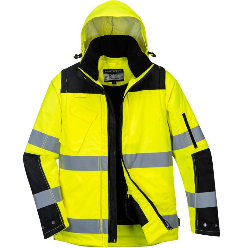 Blouson de travail jaune 3en1 C469