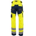 Pantalon de travail jaune poches genouilleres-DEFENSE-