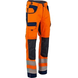 Pantalon de travail poches genouilleres Haute visibilté-LMA-