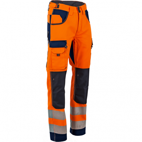 Pantalon de travail haute visibilité poches genouilleres-POLARISATION-
