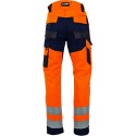 Pantalon de travail orange poches genouilleres-POLARISATION-