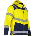 Blouson de travail Softshell jaune 2en1 haute visibilté-LMA-