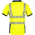 Polo jaune haute visibilite respirant LMA