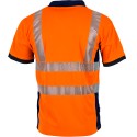 Polo haute visibilite orange respirant LMA