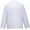 Veste de cuisine blanche manches courtes respirante
