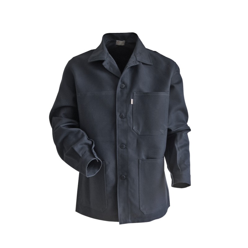 veste de travail coton grise