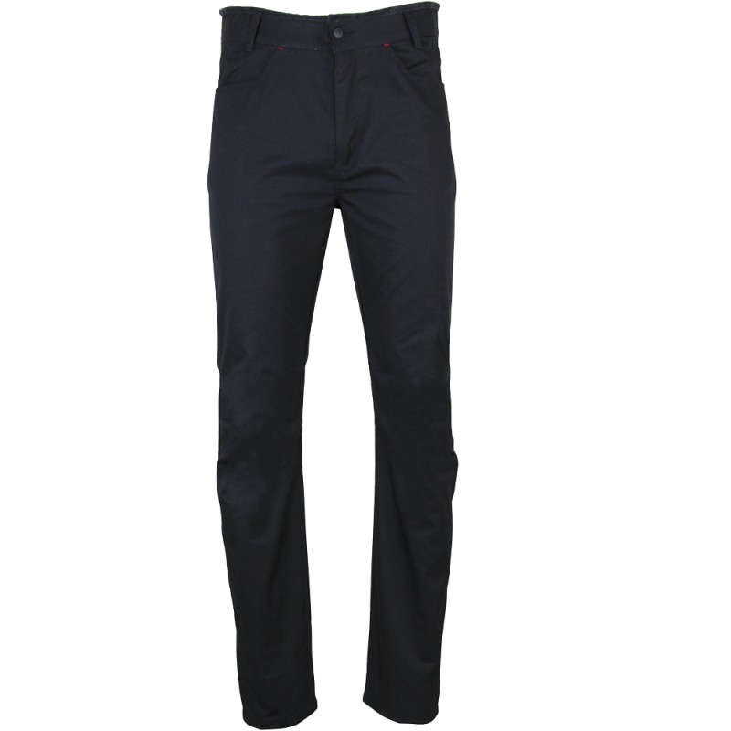 Pantalon cuisinier noir ceinture éponge