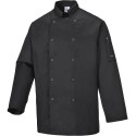 veste de cuisine manche longue noire