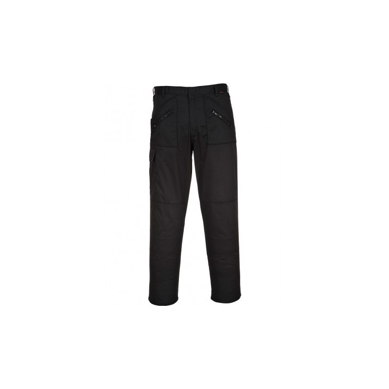 Pantalon de Travail noir poches genoux ACTION