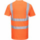 T-shirt haute visibilité en 20471 manche courte orange
