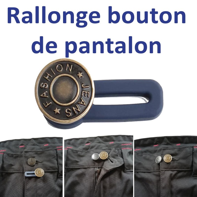 bouton rallonge pantalon sans coutures
