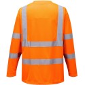 T-shirt haute visibilité hiver orange Manche Longue EN 20471