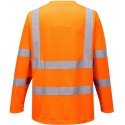 T-shirt haute visibilité hiver orange Manche Longue EN 20471