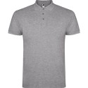 polo coton manches courtes gris