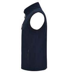gilet softshell sans manches marine