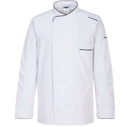 veste de cuisinier blanche aeree