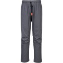 pantalon de cuisinier gris respirant