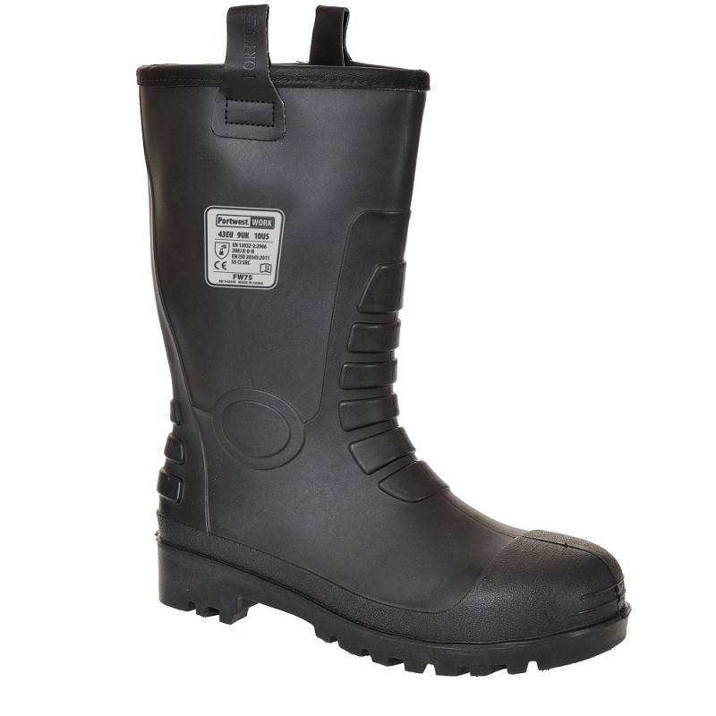Bottes chantier fourrées sales