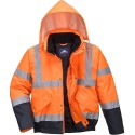 Blouson travail haute visibilité orange