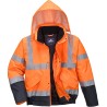 Blouson travail haute visibilité orange