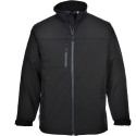 Blouson hiver noir de travail softshell