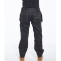 pantalon de travail solide noir