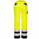 pantalon de travail haute visibilite jaune en20471