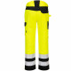 pantalon de travail jaune haute visibilite norme EN20471