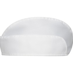 toque de cuisine unisexe blanc