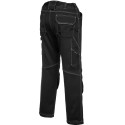 pantalon travail femme noir solide stretch