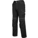 pantalon professionel femme noir elasthanne