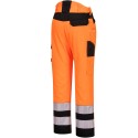pantalon de travail en20471 haute visibilite orange