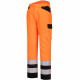pantalon norme en20471 orange haute visibilite