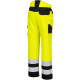 pantalon de travail haute visibilite jaune norme en20471