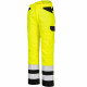 pantalon jaune en20471 haute visibilite PW241
