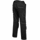 pantalon de travail noir ete poches genoux