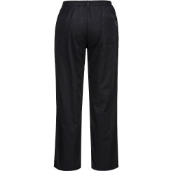 Pantalon de cuisine femme noir