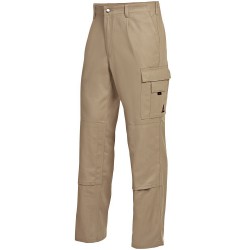 Pantalon de travail coton beige Tailles 38-42-50