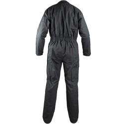 combinaison de travail grise double fermeture