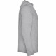 tee-shirt gris coton manches longues