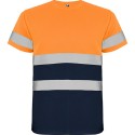 T-shirt travail orange haute visibilite
