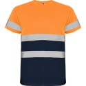 T-shirt travail orange haute visibilite