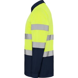 polo haute visibilite jaune hiver en20471