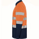 polo de travail orange haute visibilite en20471 hiver