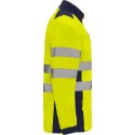 Blouson softshell haute visibilite jaune EN20471